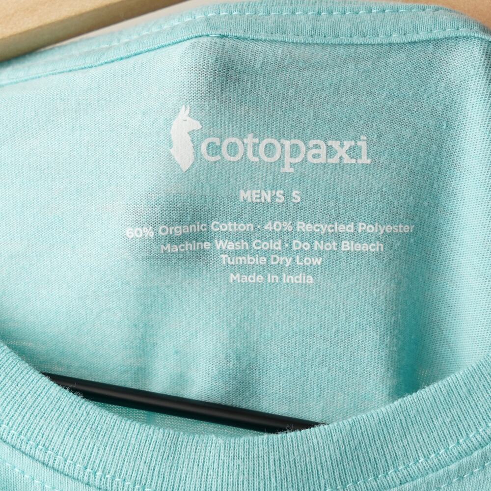 Cotopaxi Organic Cotton/Recycled Polyester Shirt Do Good Crew Long Sleeve Cactus - Picture 7 of 7
